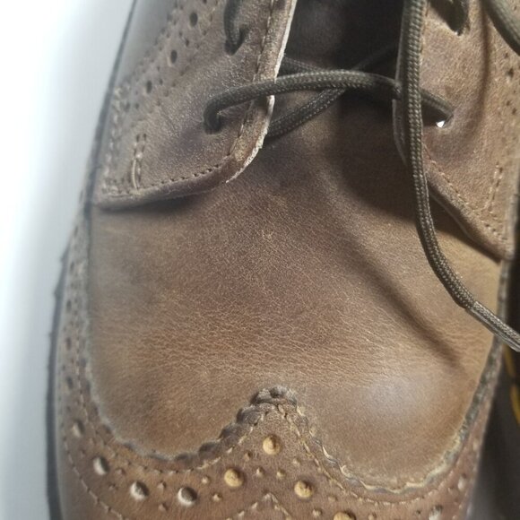 VTG 90s Mens DR MARTENS 3989 Brown Wingtip Shoes Y2K, Preppy, Academia Sz 7 main image 6